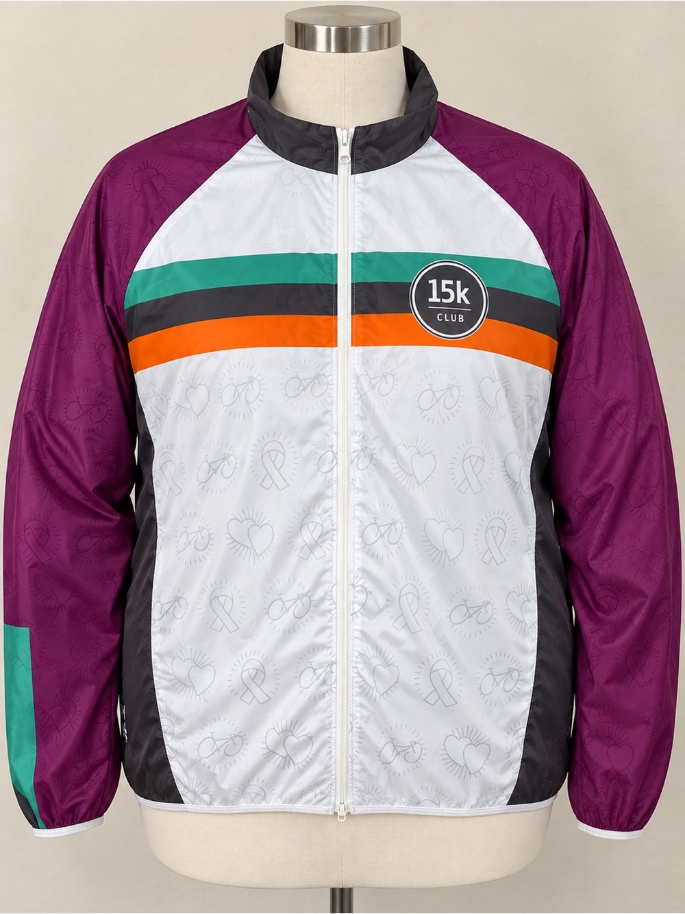Voler AIDS LifeCycle Cycling Wind Jacket Mens 2XL